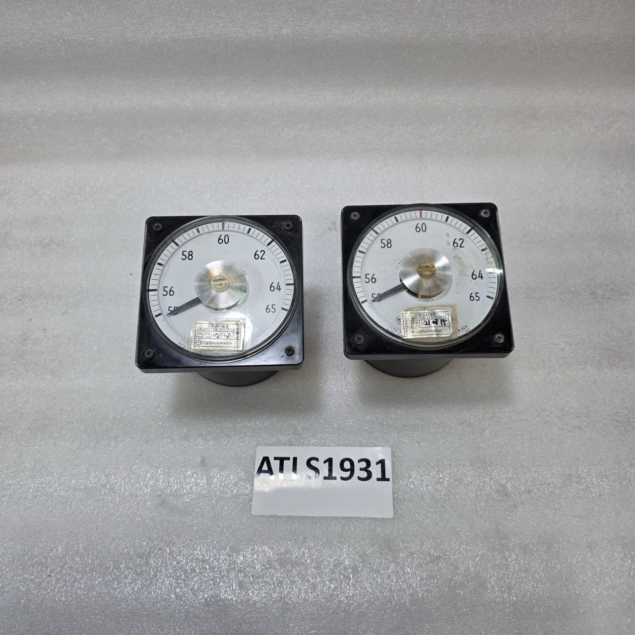 TOYO KEIKI FVF-11 55–65 HZ ANALOG FREQUENCY METER 110V CLASS 0.5