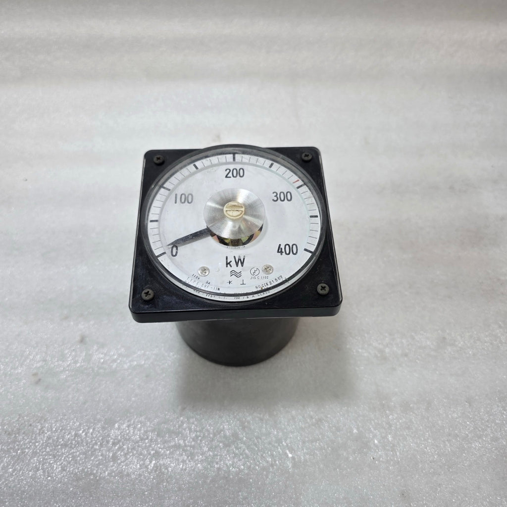 TOYO KEIKI EVF-11N KW PANEL METER (0–400 KW, CT 750/5A, 115V AC)