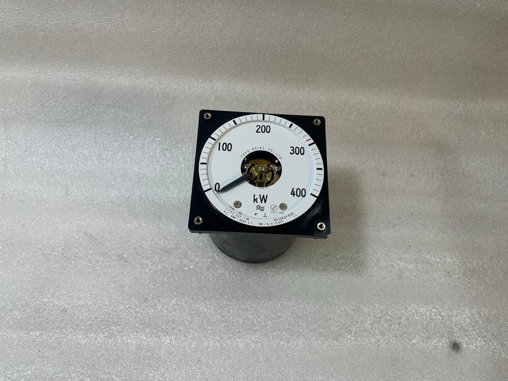 TOYO KEIKI EVF-11N KW PANEL METER (0–400 KW, CT 750/5A, 115V AC)