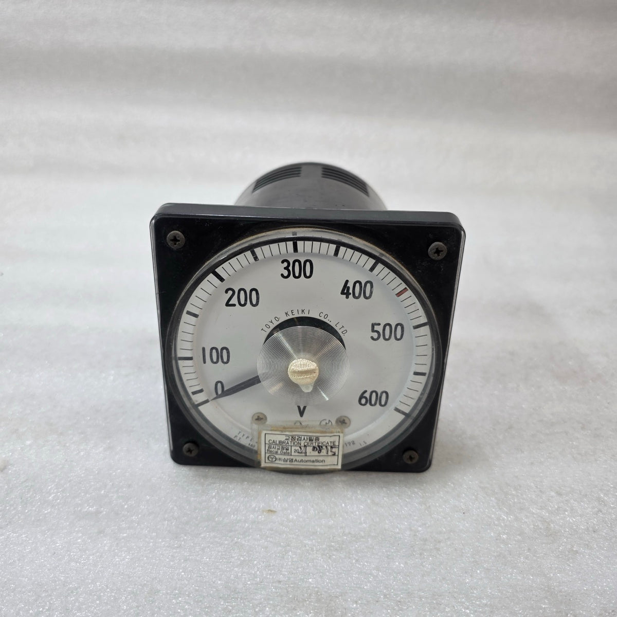 TOYO KEIKI AVF-11 AC VOLTMETER PANEL METER (0–600 V, PT 460/115V)
