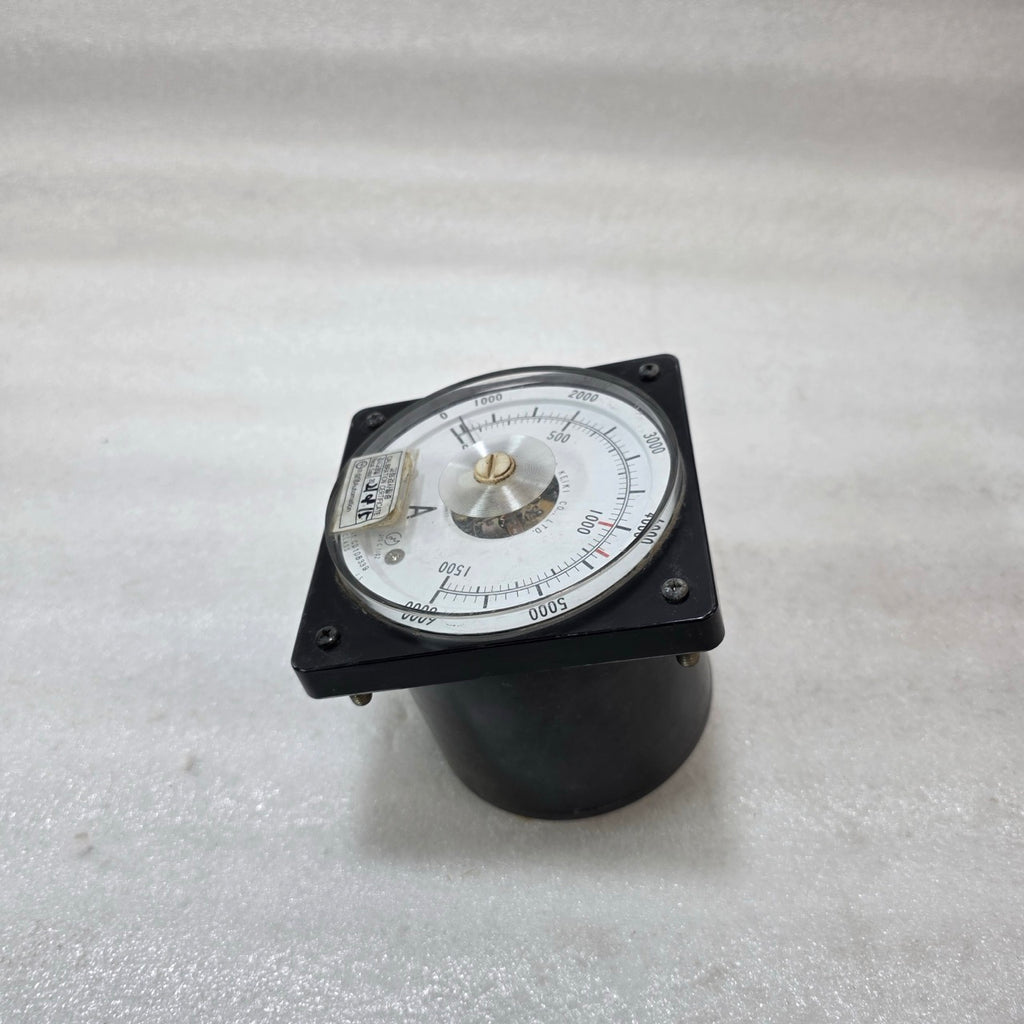 TOYO KEIKI SEVF-11 AC AMMETER PANEL METER DUAL CT 6000 - 1500/5A