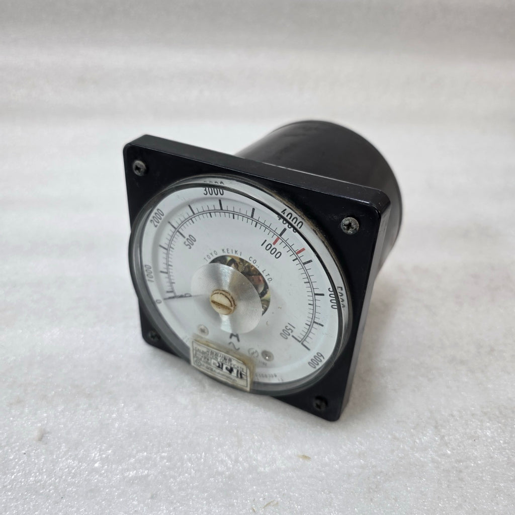 TOYO KEIKI SEVF-11 AC AMMETER PANEL METER DUAL CT 6000 - 1500/5A