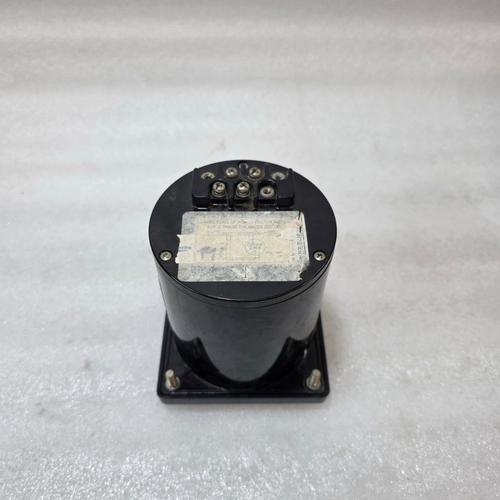 TOYO KEIKI UVF-11N ANALOG POWER FACTOR METER COSΦ 115V 5A LEAD/LAG