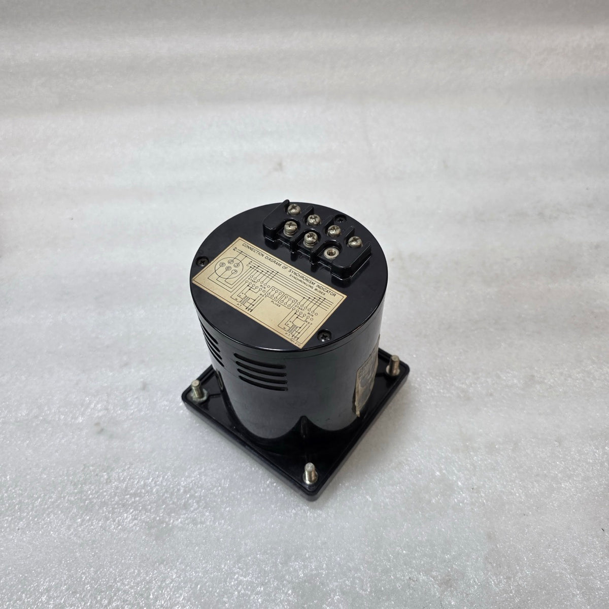 TOYO KEIKI LVF-11N SYNCHROSCOPE METER 115V 50/60HZ PANEL MOUNT ANALOG GENERATOR