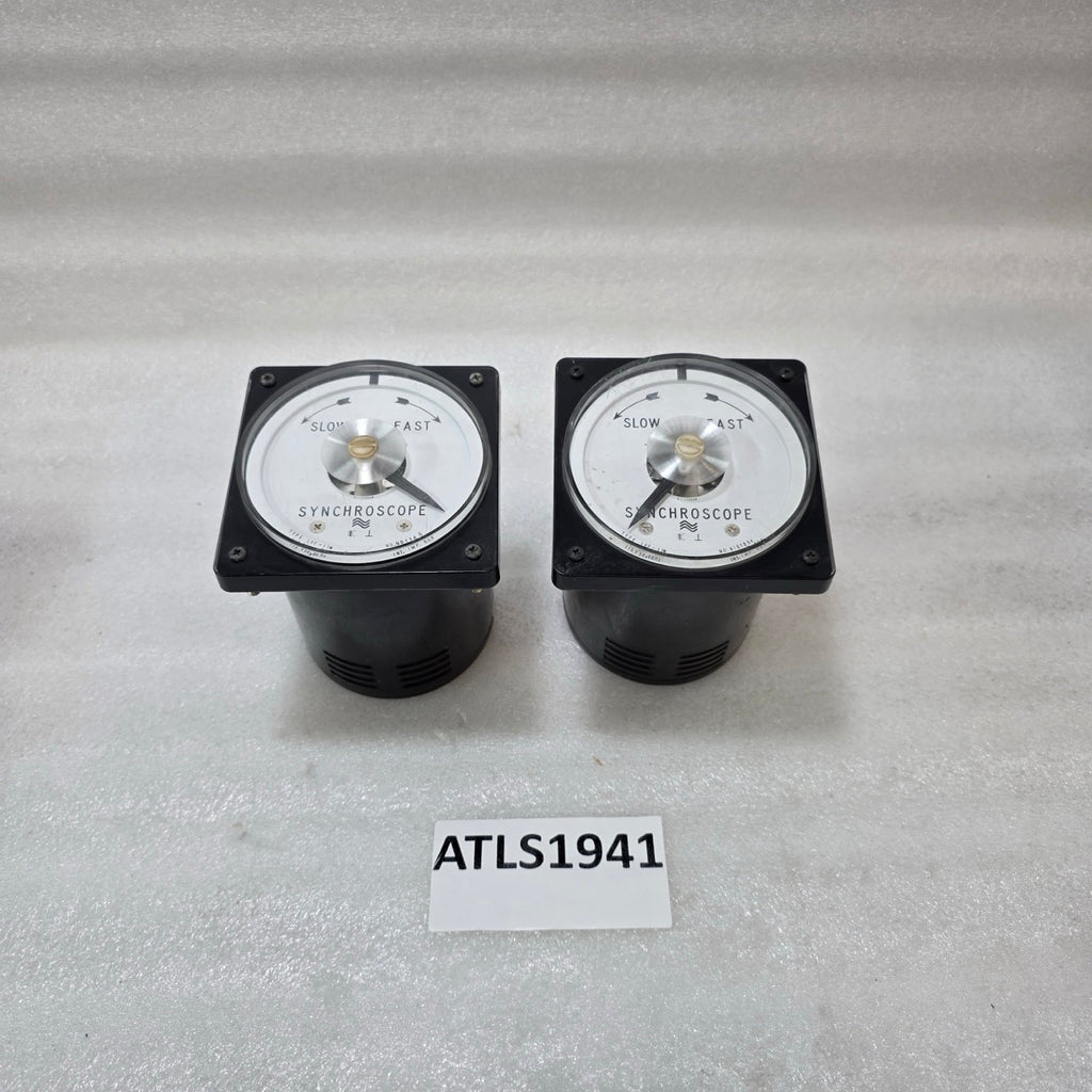 TOYO KEIKI LVF-11N SYNCHROSCOPE METER 115V 50/60HZ PANEL MOUNT ANALOG GENERATOR