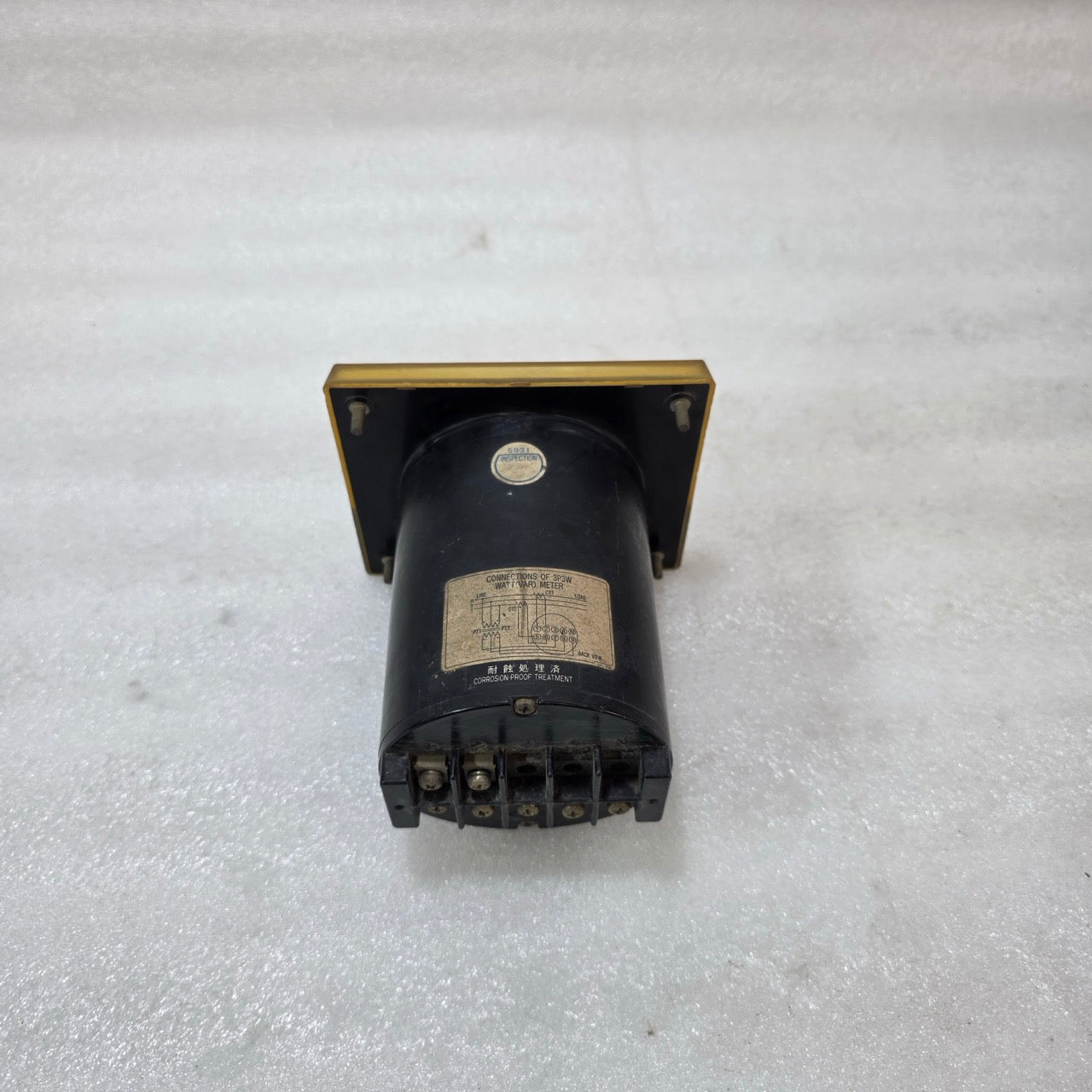 TOYO KEIKI ECF-12NB ANALOG KW METER 0–1100KW PANEL MOUNT INDUSTRIAL POWER METER