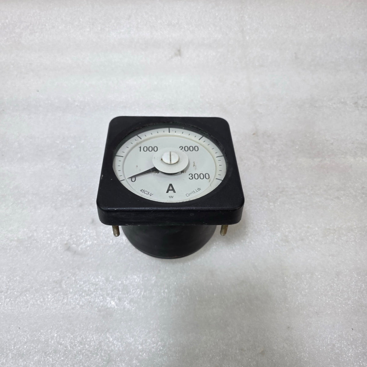 SHANGHAI ZI YI MARINE INSTRUMENT 45C3-V 0–3000A ANALOG AMMETER 10V PANEL METER