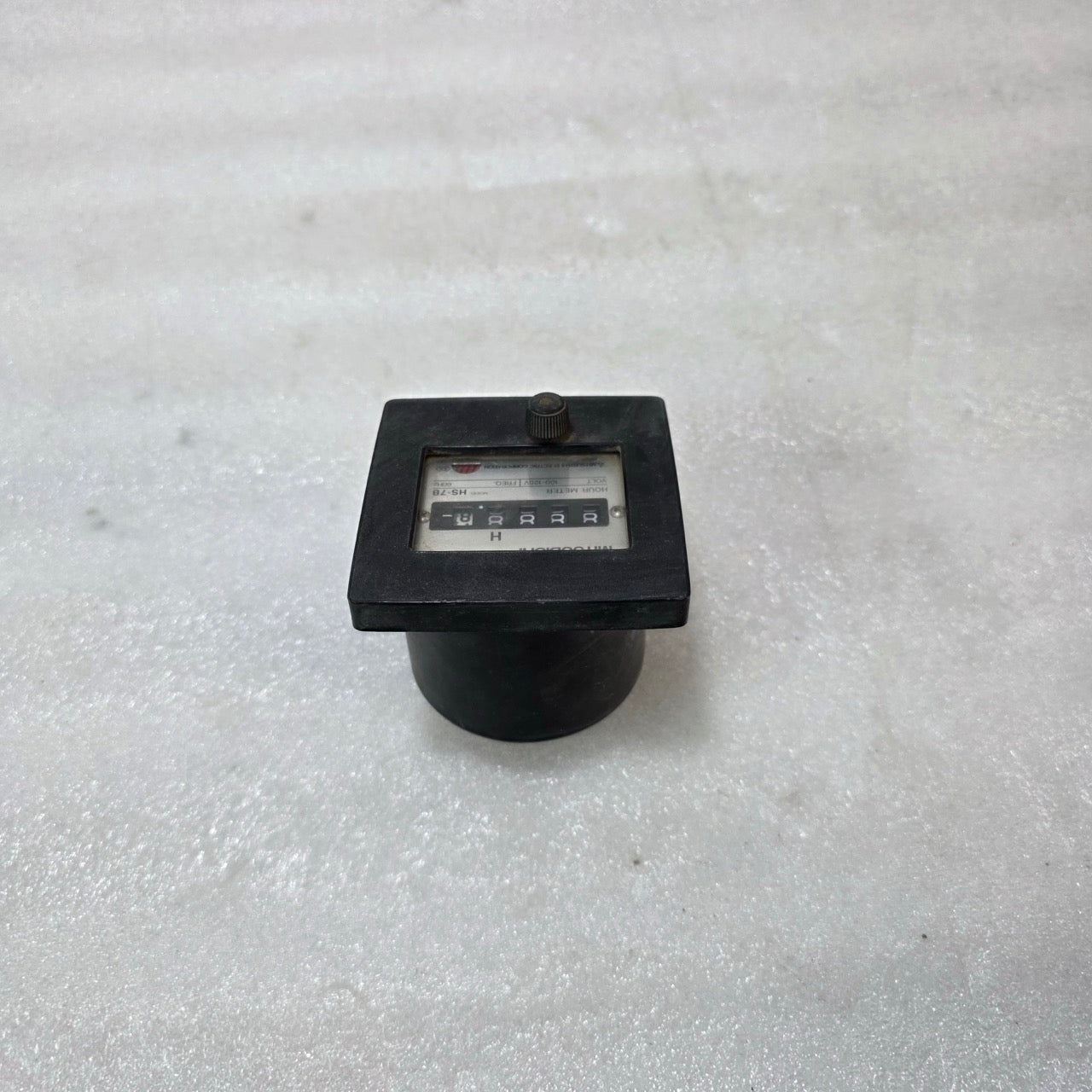 MITSUBISHI HS-7B HOUR METER 100–120V AC INDUSTRIAL RUNNING TIME COUNTER