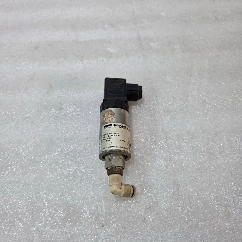 HUBA CONTROL 507 PRESSURE TRANSMITTER 0.2–1 BAR 4–20MA 507.911013111 OUTPUT INDU