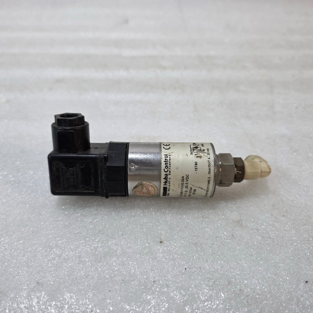 HUBA CONTROL 507 PRESSURE TRANSMITTER 0.2–1 BAR 4–20MA 507.911013111 OUTPUT INDU