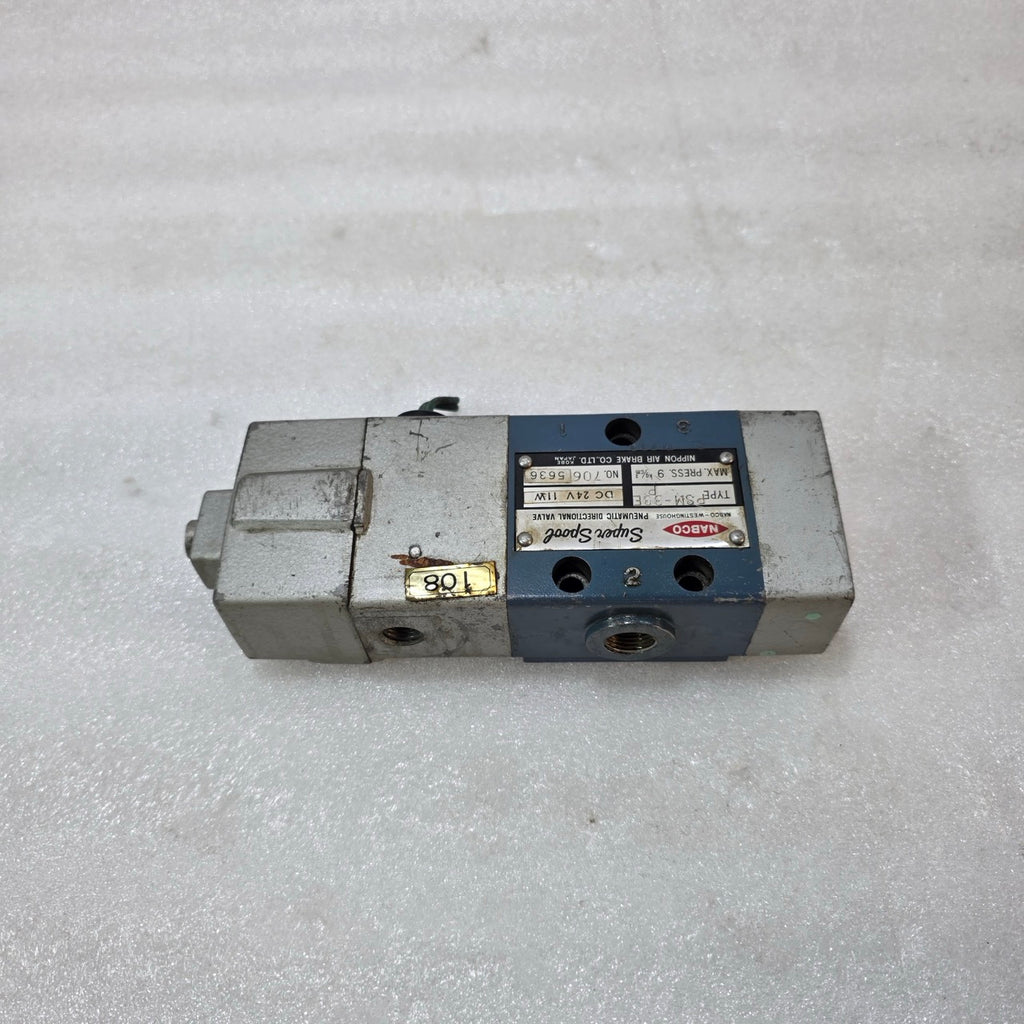 NABCO PSM-33E-P PNEUMATIC DIRECTIONAL CONTROL VALVE 24V DC SUPER SPOOL VALVE 9 K
