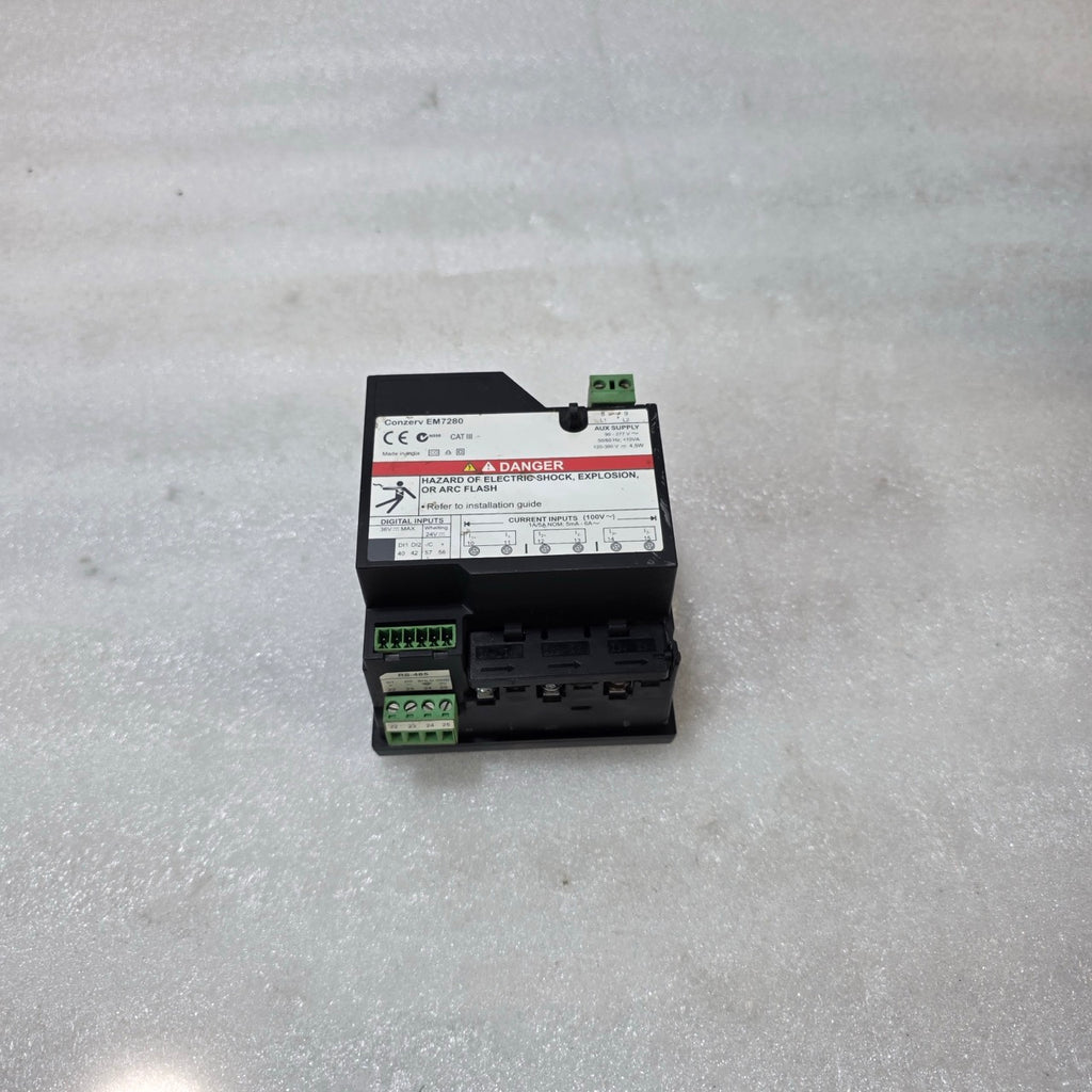 CONZERV EM7280 MULTIFUNCTION ENERGY METER 3 PHASE POWER ANALYZER