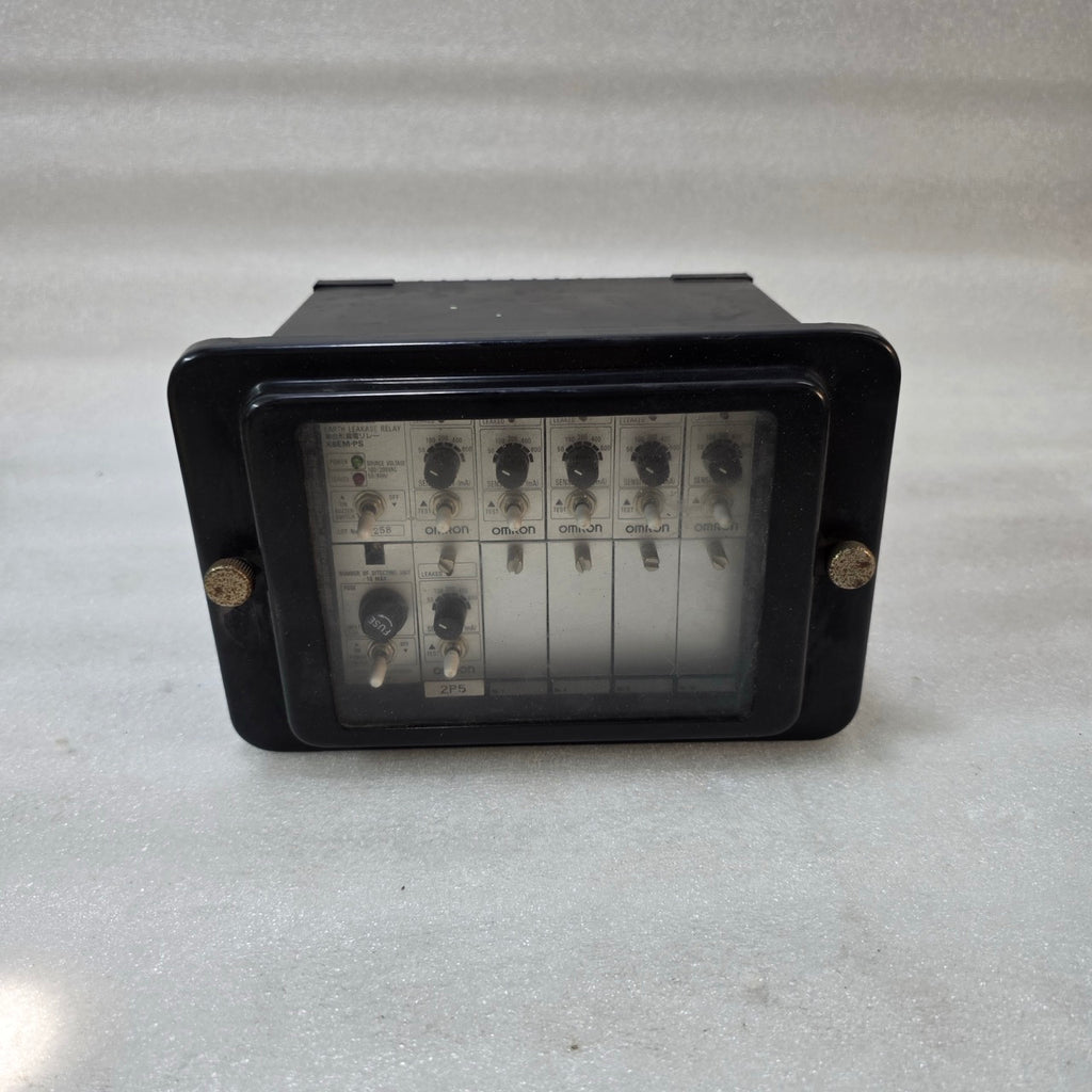 OMRON K6EM-PS MULTI CHANNEL EARTH LEAKAGE RELAY PANEL 100/200VAC
