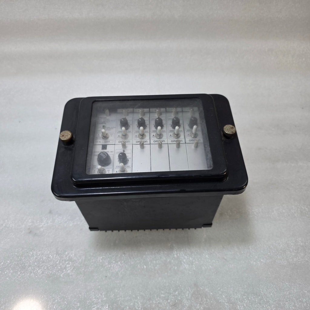 OMRON K6EM-PS MULTI CHANNEL EARTH LEAKAGE RELAY PANEL 100/200VAC