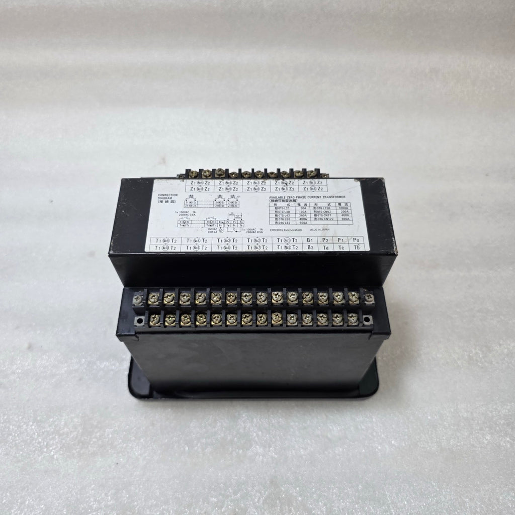 OMRON K6EM-PS MULTI CHANNEL EARTH LEAKAGE RELAY PANEL 100/200VAC