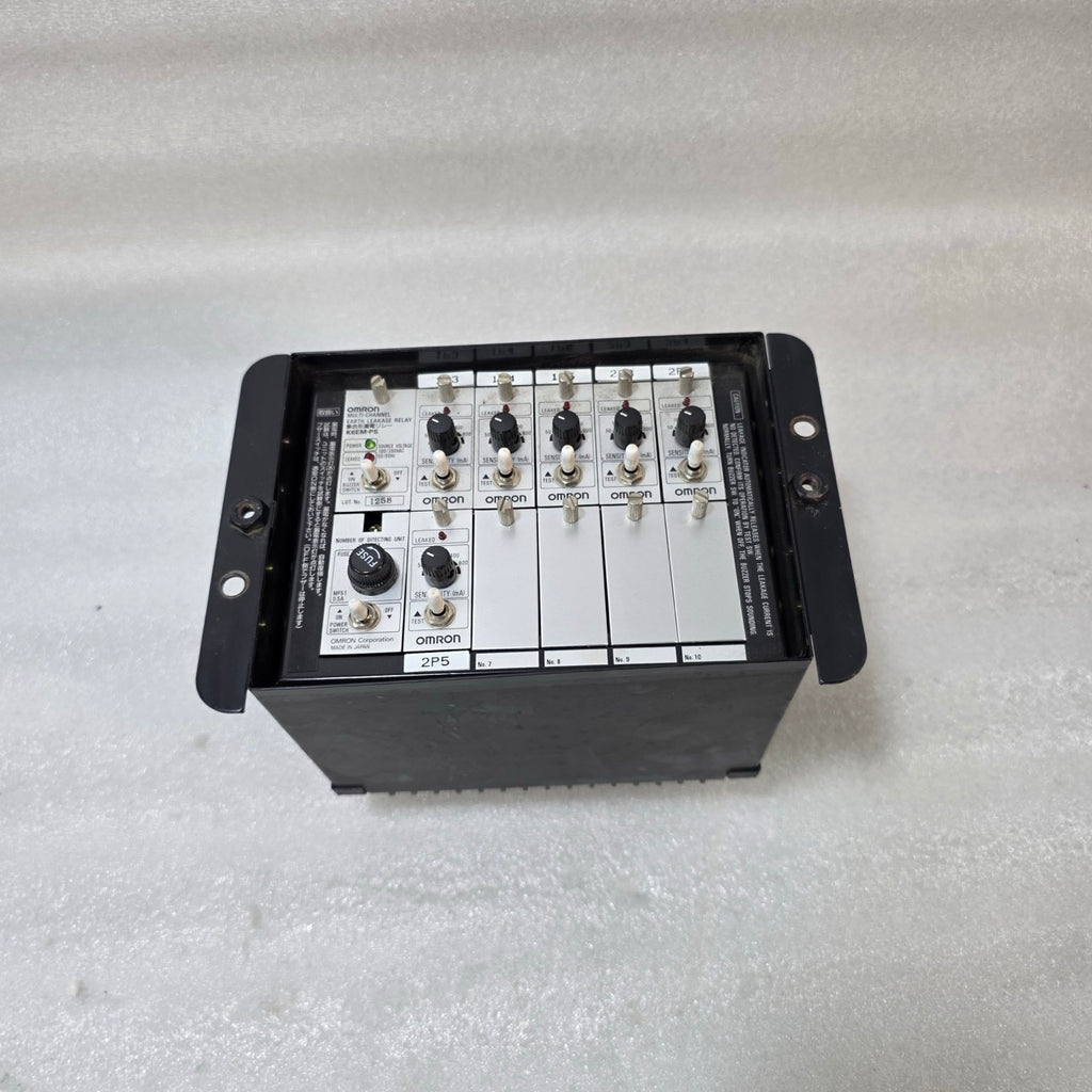 OMRON K6EM-PS MULTI CHANNEL EARTH LEAKAGE RELAY PANEL 100/200VAC