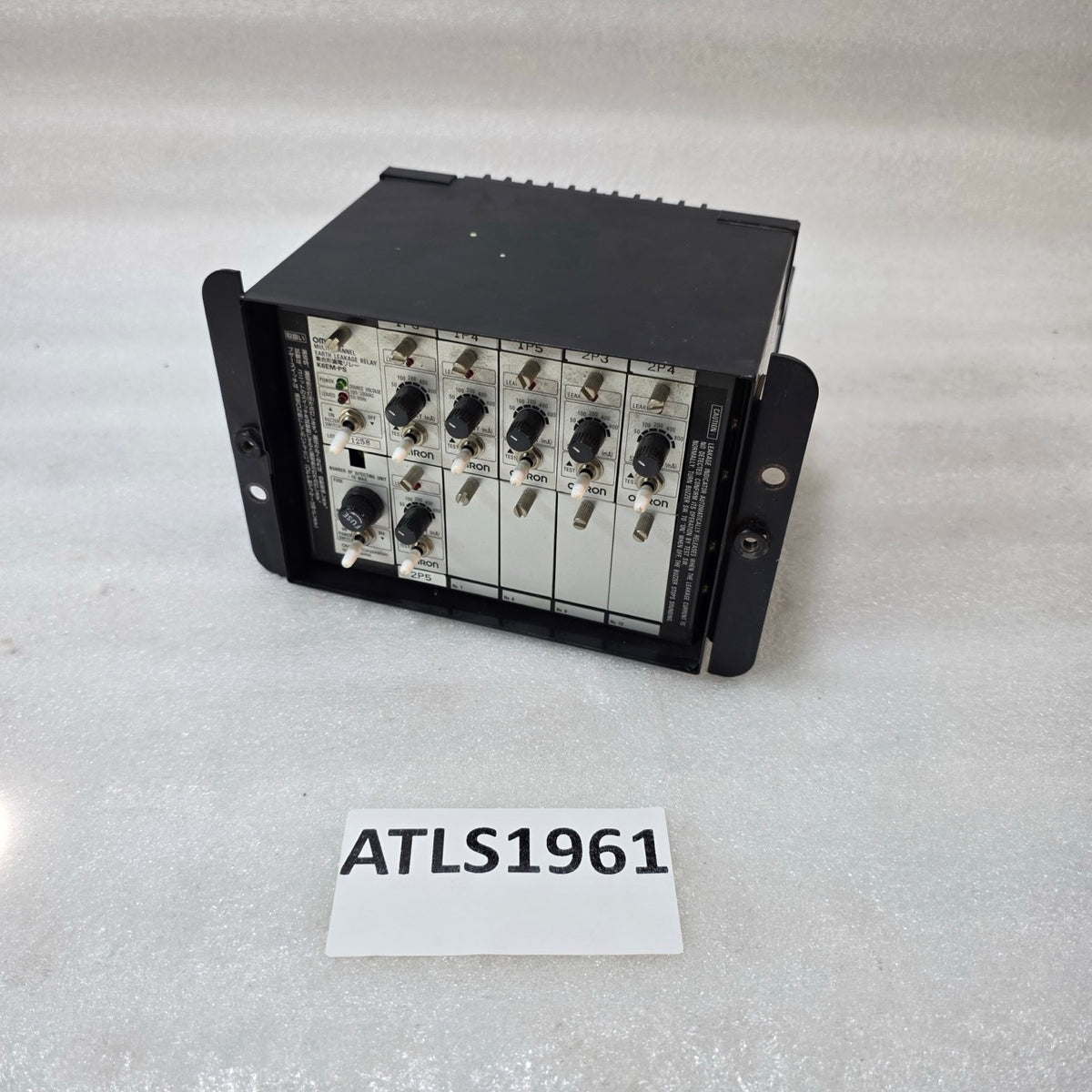 OMRON K6EM-PS MULTI CHANNEL EARTH LEAKAGE RELAY PANEL 100/200VAC