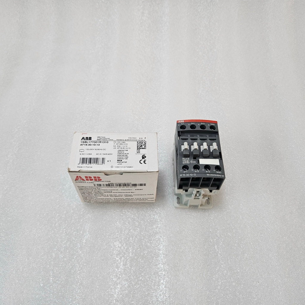 ABB AF16-30-10-13 CONTACTOR 1SBL177001R1310 | 30A AC-1 | 7.5KW 400V | 100-250VAC