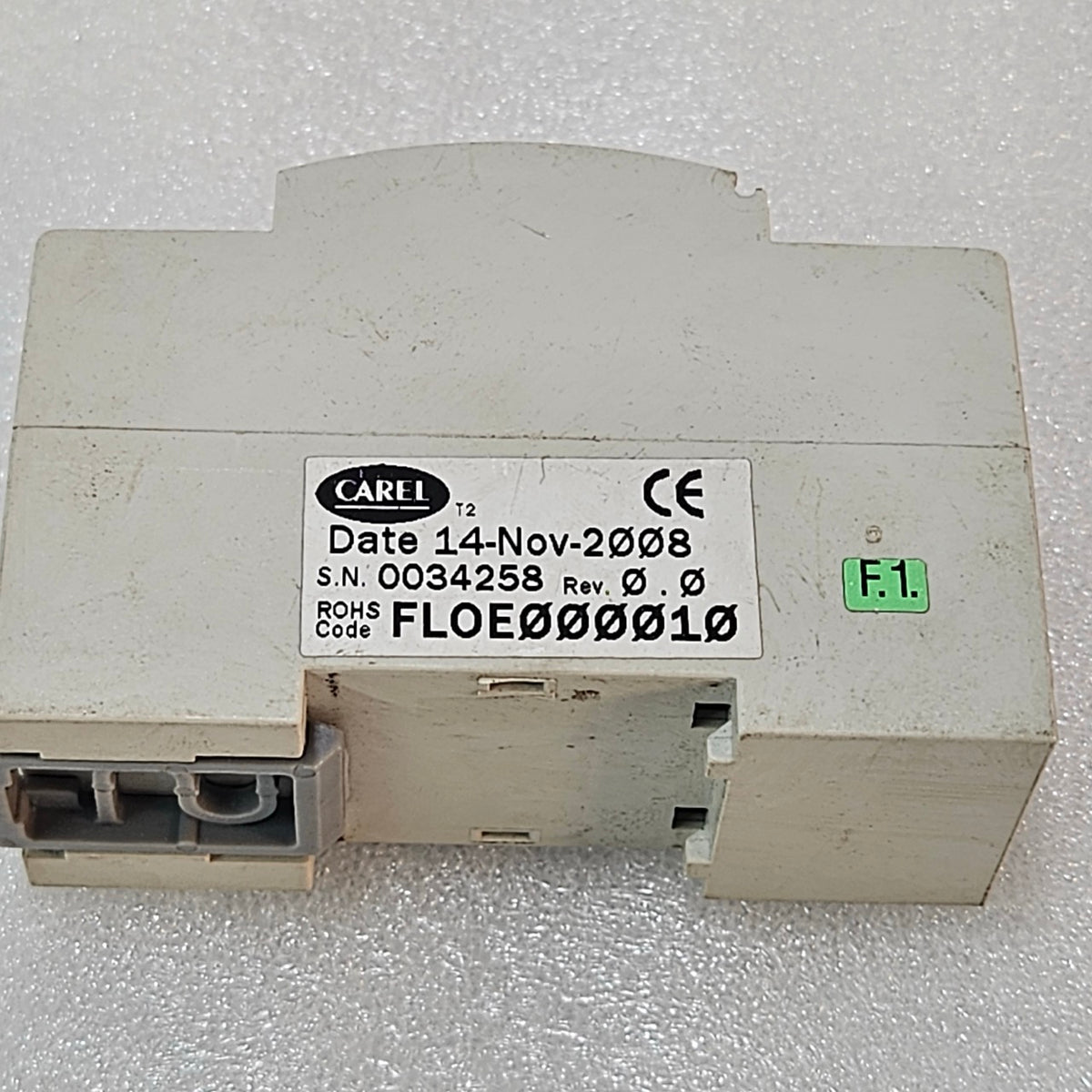 CAREL FLOE000010 ELECTRONIC CONTROLLER MODULE | ROHS COMPLIANT | SERIAL NO. 0034