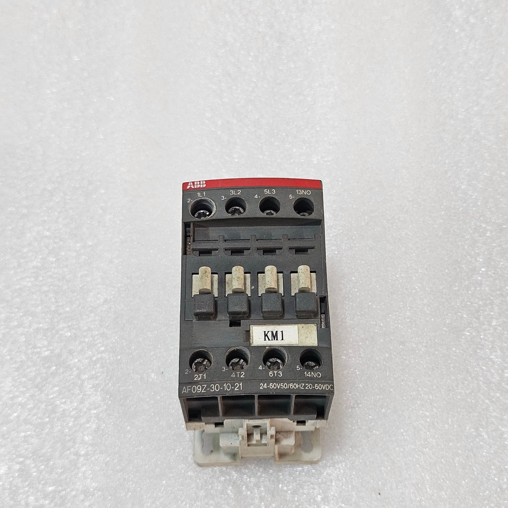 ABB AF09Z-30-10-21 CONTACTOR | 3 POLE 9A | 1NO AUXILIARY | 24-60V AC/DC COIL