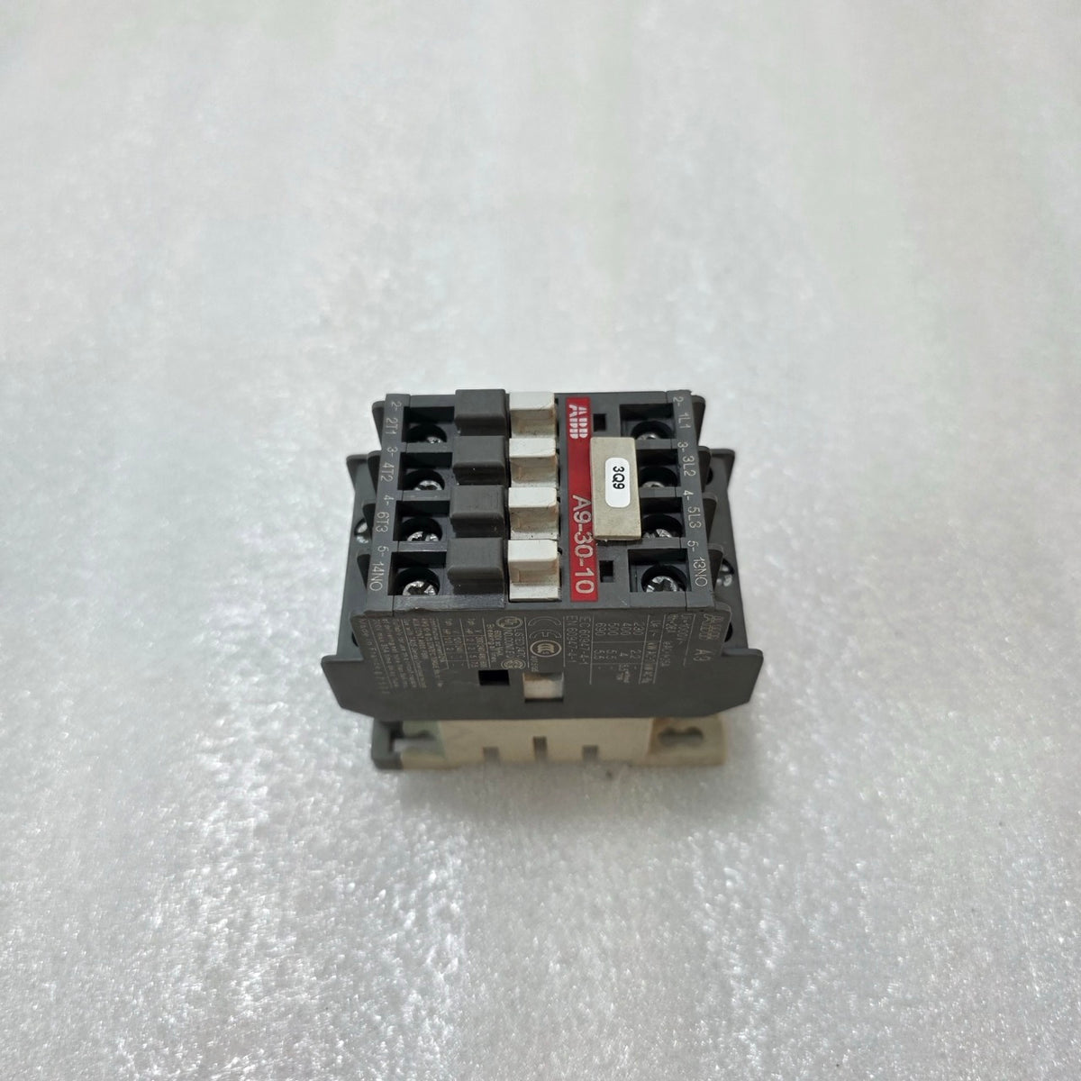 2 UNIT X ABB A9-30-10 CONTACTOR | 3 POLE 25A AC-1 | 4KW @ 400V | 1NO AUXILIARY