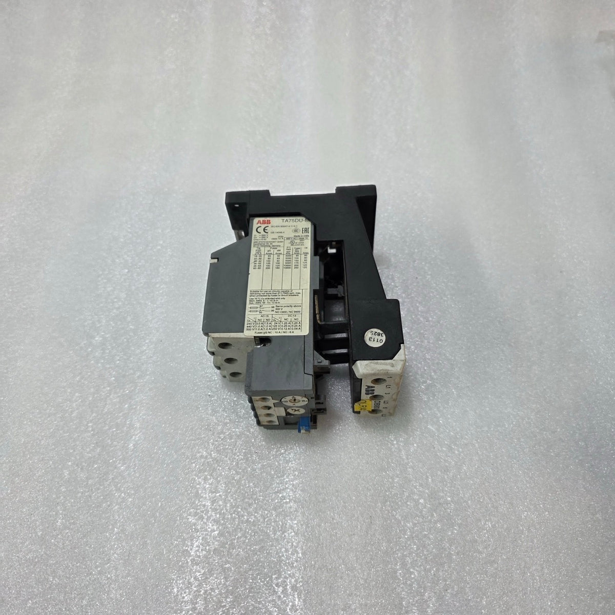 ABB TA75DU-M THERMAL OVERLOAD RELAY 18-80A MOTOR PROTECTION IEC 60947 CLASS 10A