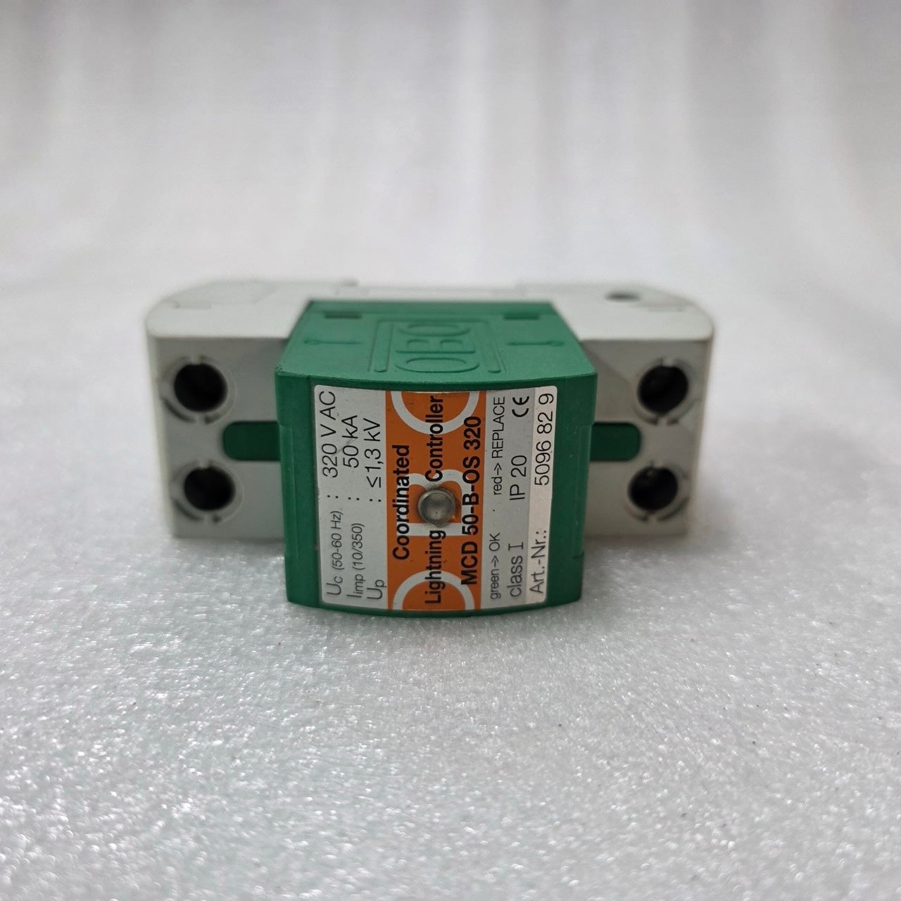 OBO MCD 50-B-OS 320 LIGHTNING PROTECTION DEVICE 320VAC 50KA SURGE CONTROLLER 509