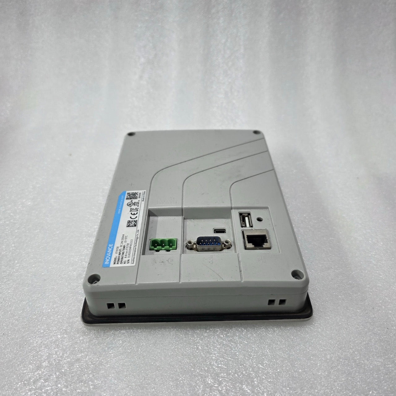INOVANCE IT7070E INDUSTRIAL TOUCH PANEL HMI 24V DC 250MA HUMAN MACHINE INTERFACE