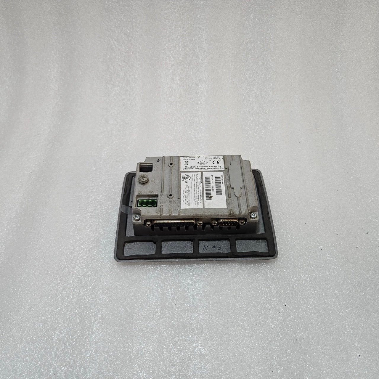 MITSUBISHI ELECTRIC E1012 HMI OPERATOR PANEL 06870 24VDC 0.1A