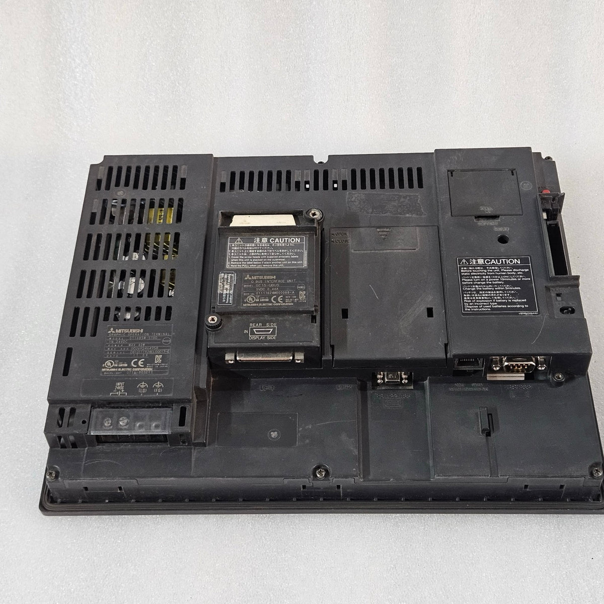 MITSUBISHI GT1685M-STBD GRAPHIC OPERATION TERMINAL HMI WITH GT15-QBUS INTERFACE