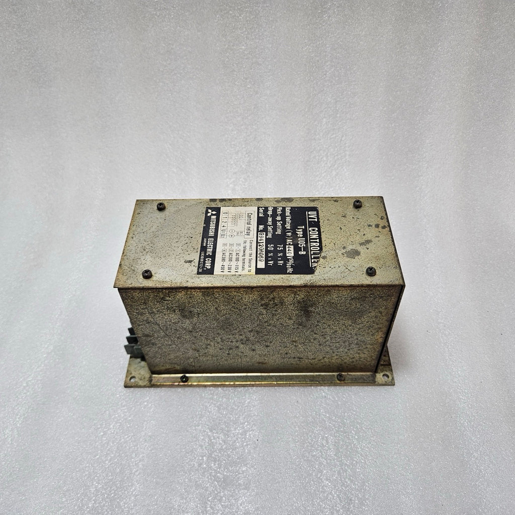 MITSUBISHI UVT CONTROLLER U05-B 440V AC UNDERVOLTAGE TRIP CONTROL RELAY