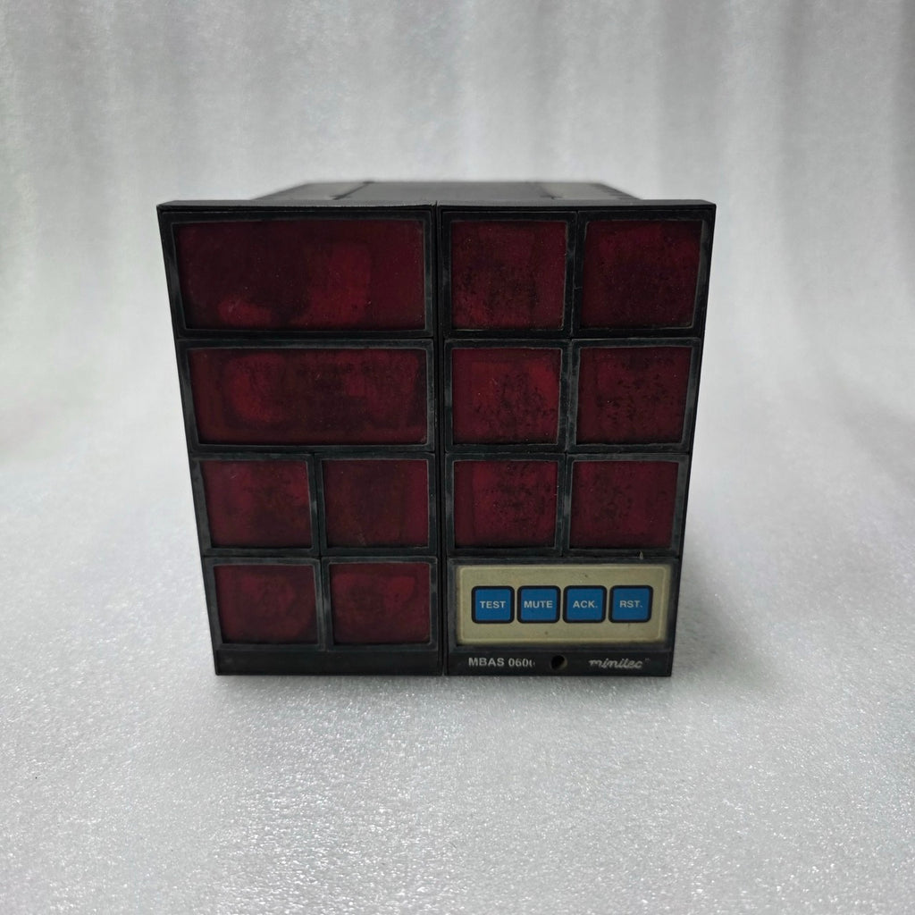 MINILEC MBAS 0600 ALARM ANNUNCIATOR PANEL | 90-270V AC/DC INDUSTRIAL ANNUNCIATOR