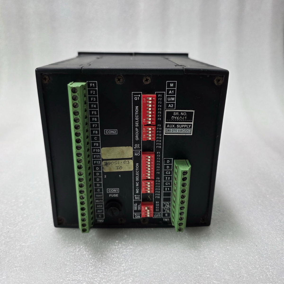 MINILEC MBAS 0600 ALARM ANNUNCIATOR PANEL | 90-270V AC/DC INDUSTRIAL ANNUNCIATOR