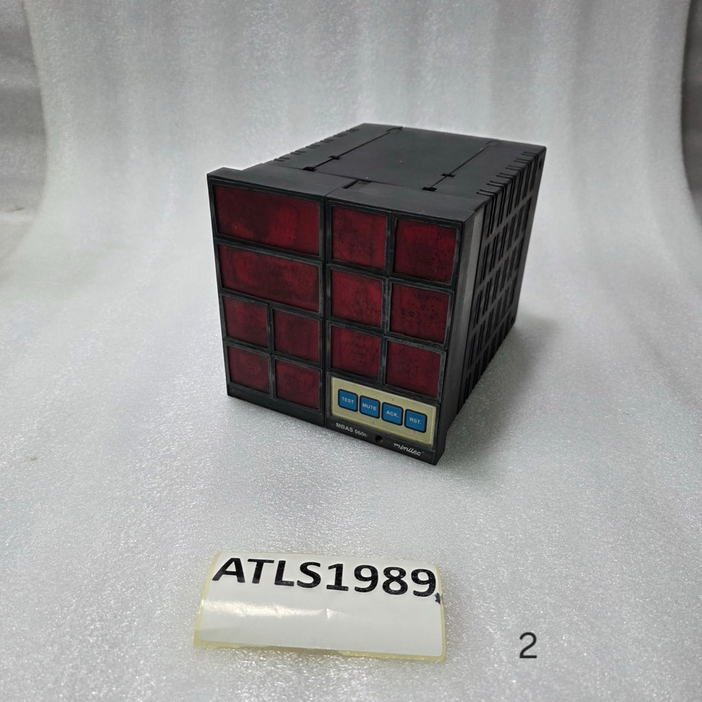 MINILEC MBAS 0600 ALARM ANNUNCIATOR PANEL | 90-270V AC/DC INDUSTRIAL ANNUNCIATOR