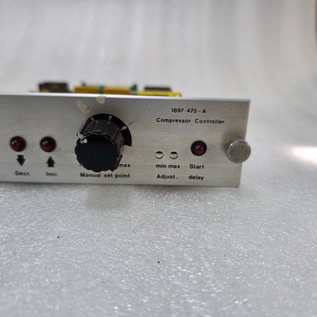STAL REFRIGERATION AB COMPRESSOR CONTROLLER 1897 475-A SLIDE VALVE POSITION CONT