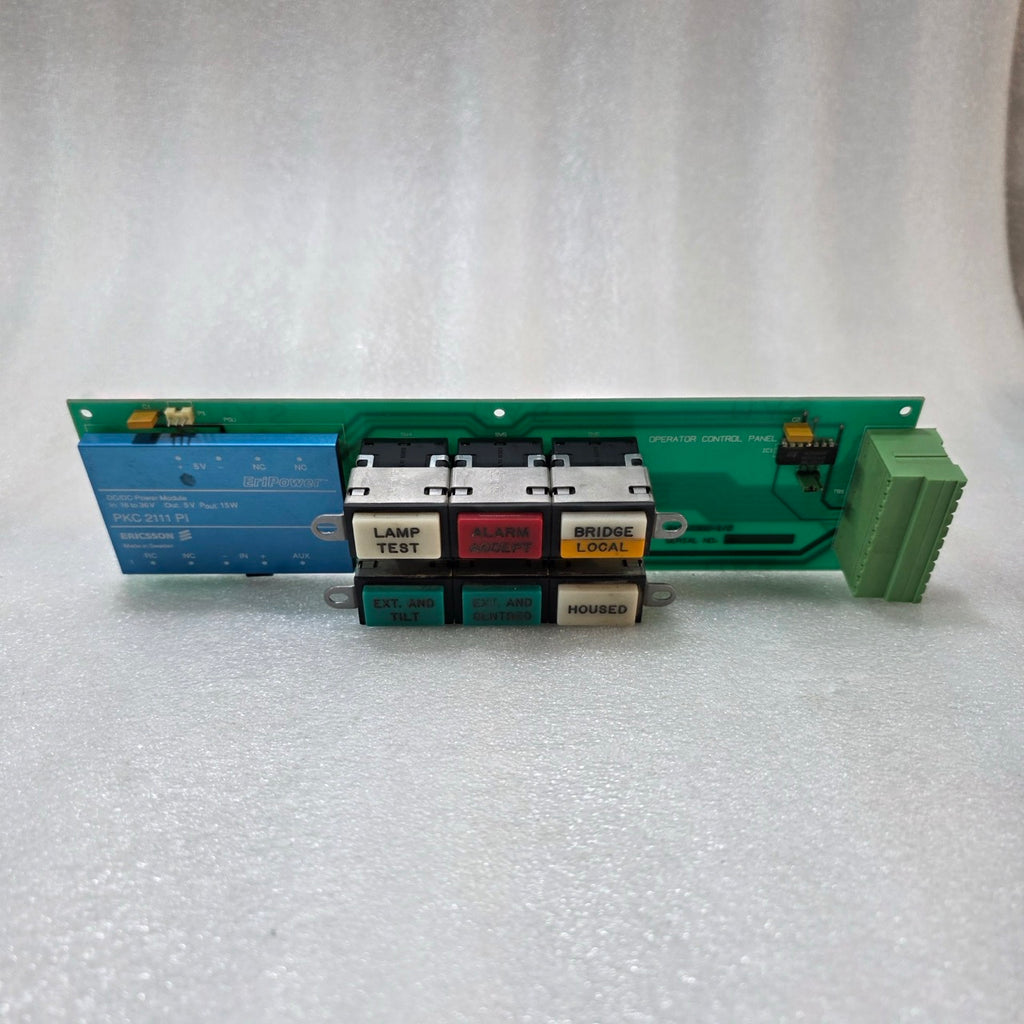 OPERATOR CONTROL PANEL & ERICSSON PKC2111 PI DC-DC MODULE 21950386-1/2