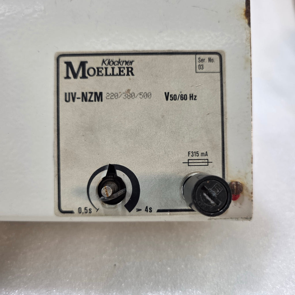 KLÖCKNER MOELLER UV-NZM UNDERVOLTAGE RELEASE, 220/380/500V AC, 50/60HZ,