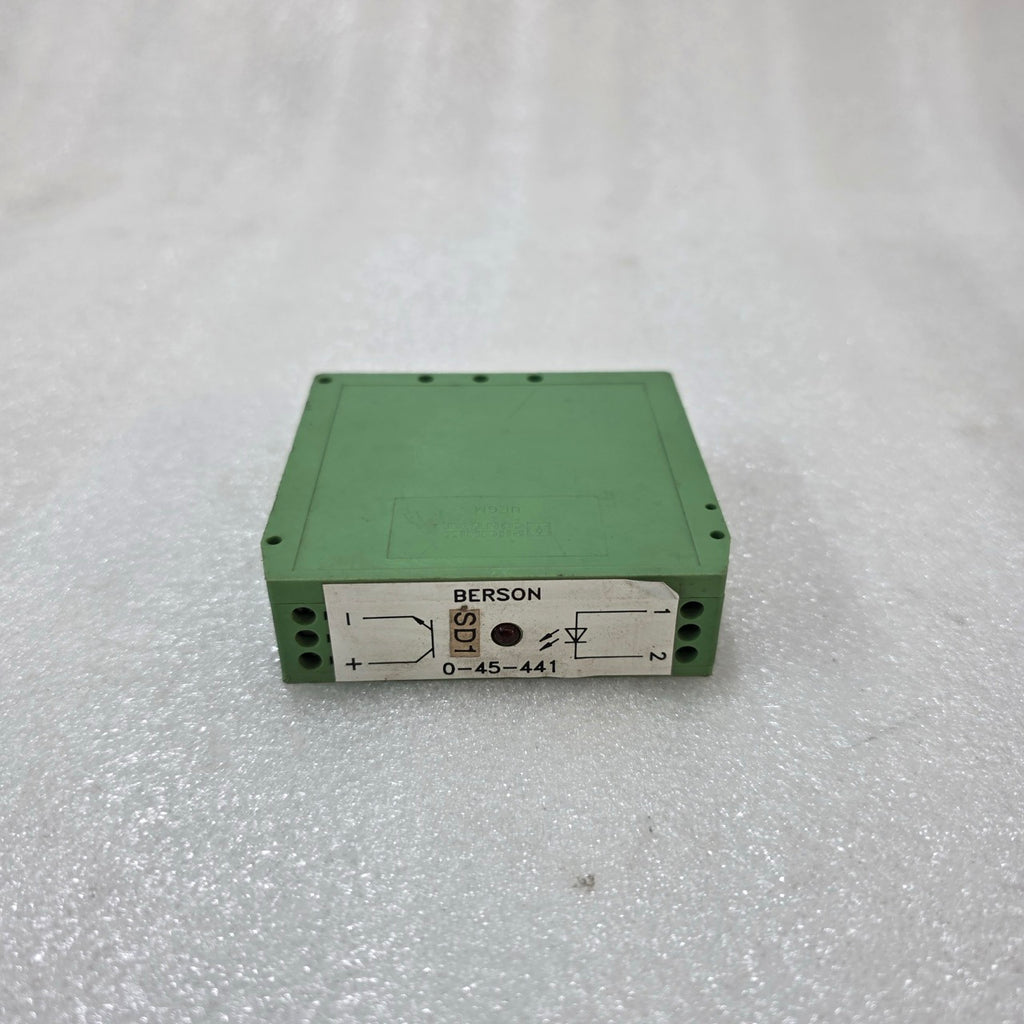 BERSON SD1 O-45-441 UV SENSOR MODULE | INDUSTRIAL OPTICAL DETECTION SENSOR