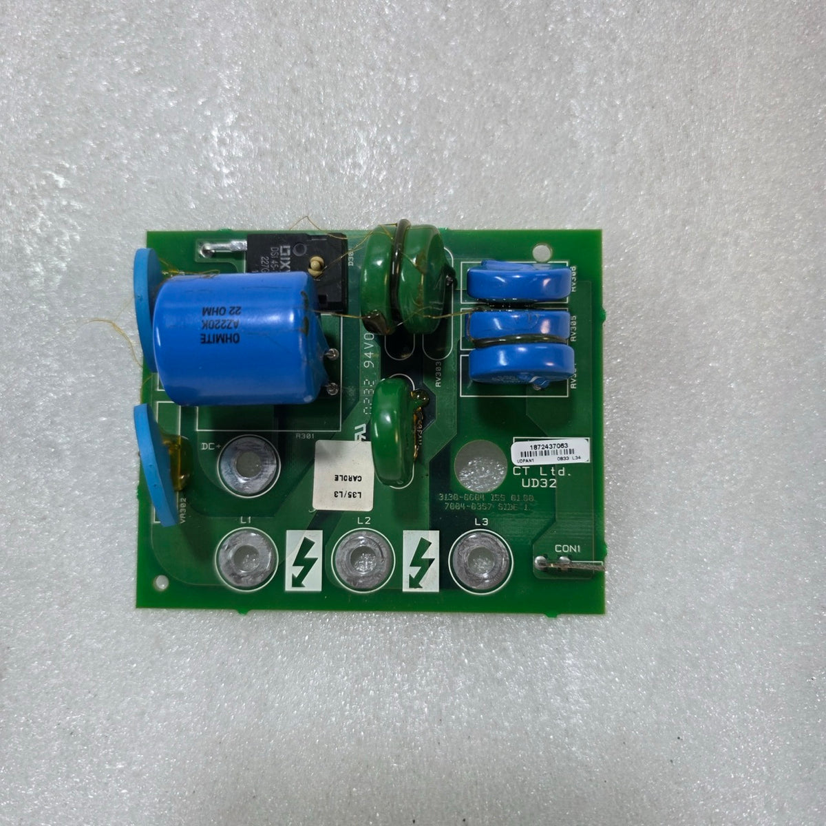 CT LTD UD32 INDUSTRIAL CONTROL PCB BOARD – UD PAN1 MODULE, 3130-0604 ISS 01.00