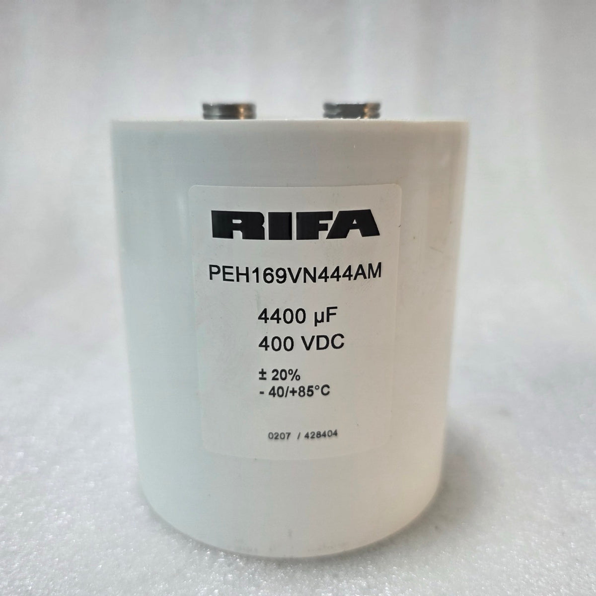 RIFA PEH169VN444AM 4400ΜF 400VDC ELECTROLYTIC CAPACITOR INDUSTRIAL POWER CAPACIT