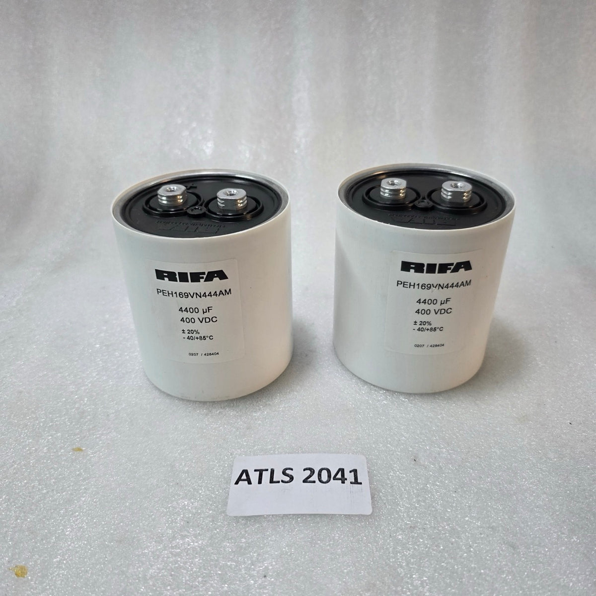 RIFA PEH169VN444AM 4400ΜF 400VDC ELECTROLYTIC CAPACITOR INDUSTRIAL POWER CAPACIT