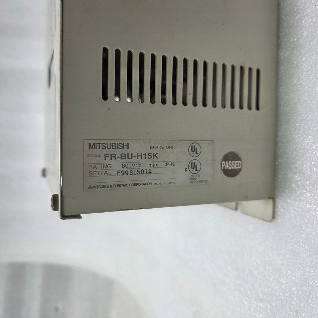 MITSUBISHI FR-BU-H15K BRAKE UNIT 800VDC | INDUSTRIAL DRIVE BRAKING MODULE