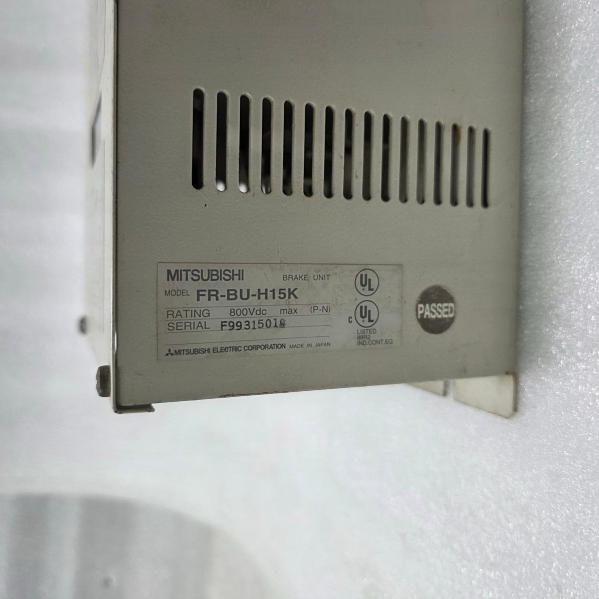 MITSUBISHI FR-BU-H15K BRAKE UNIT 800VDC | INDUSTRIAL DRIVE BRAKING MODULE