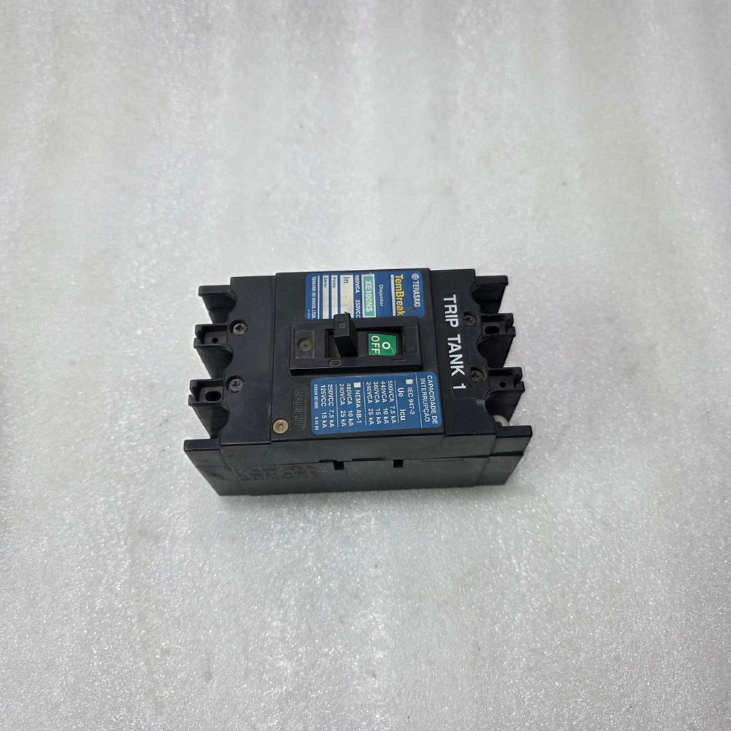 TERASAKI TEMBREAK XE100NS MCCB 75A 3 POLE | 660VAC INDUSTRIAL CIRCUIT BREAKER