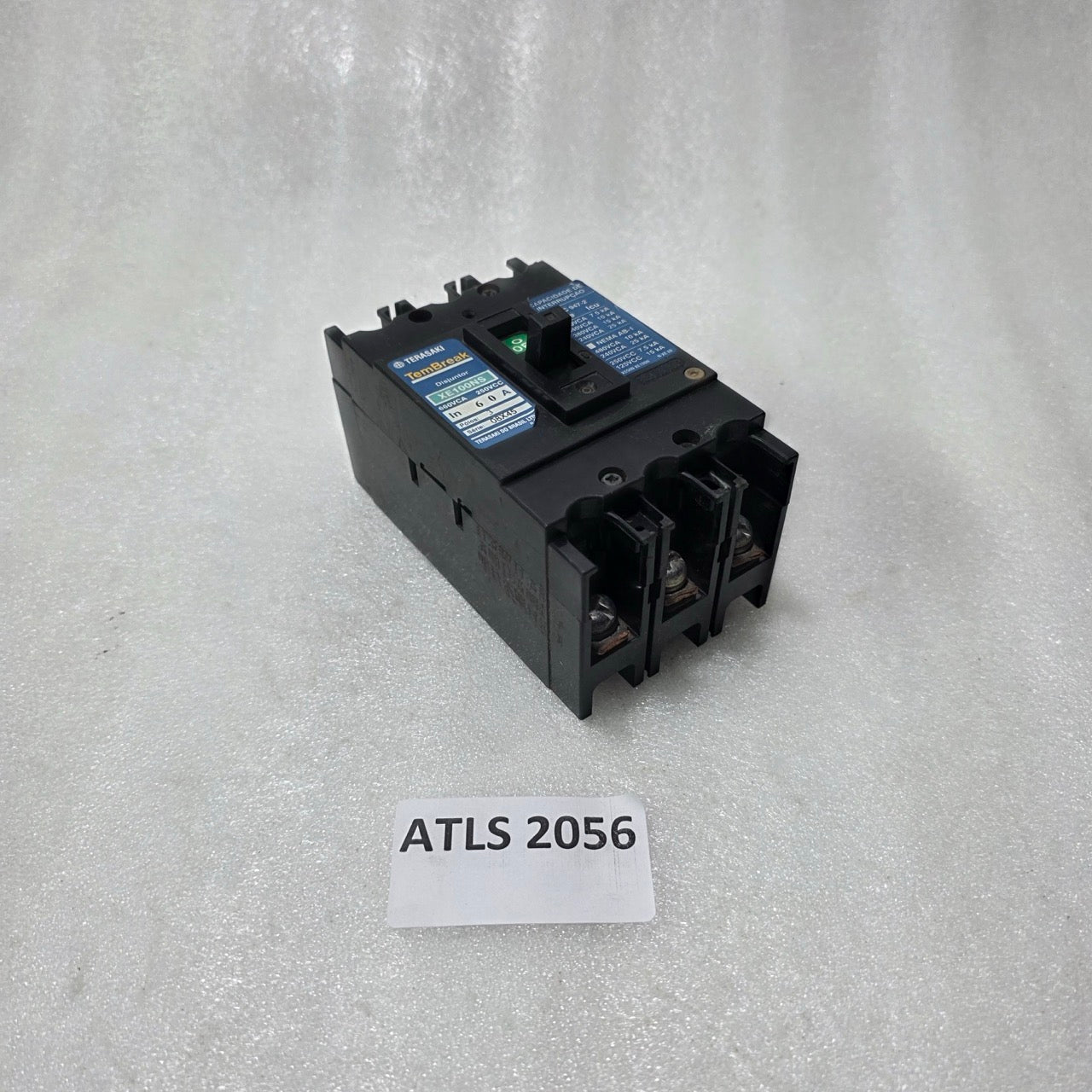 TERASAKI TEMBREAK XE100NS MCCB 60A 3 POLE | 660VAC INDUSTRIAL CIRCUIT BREAKER