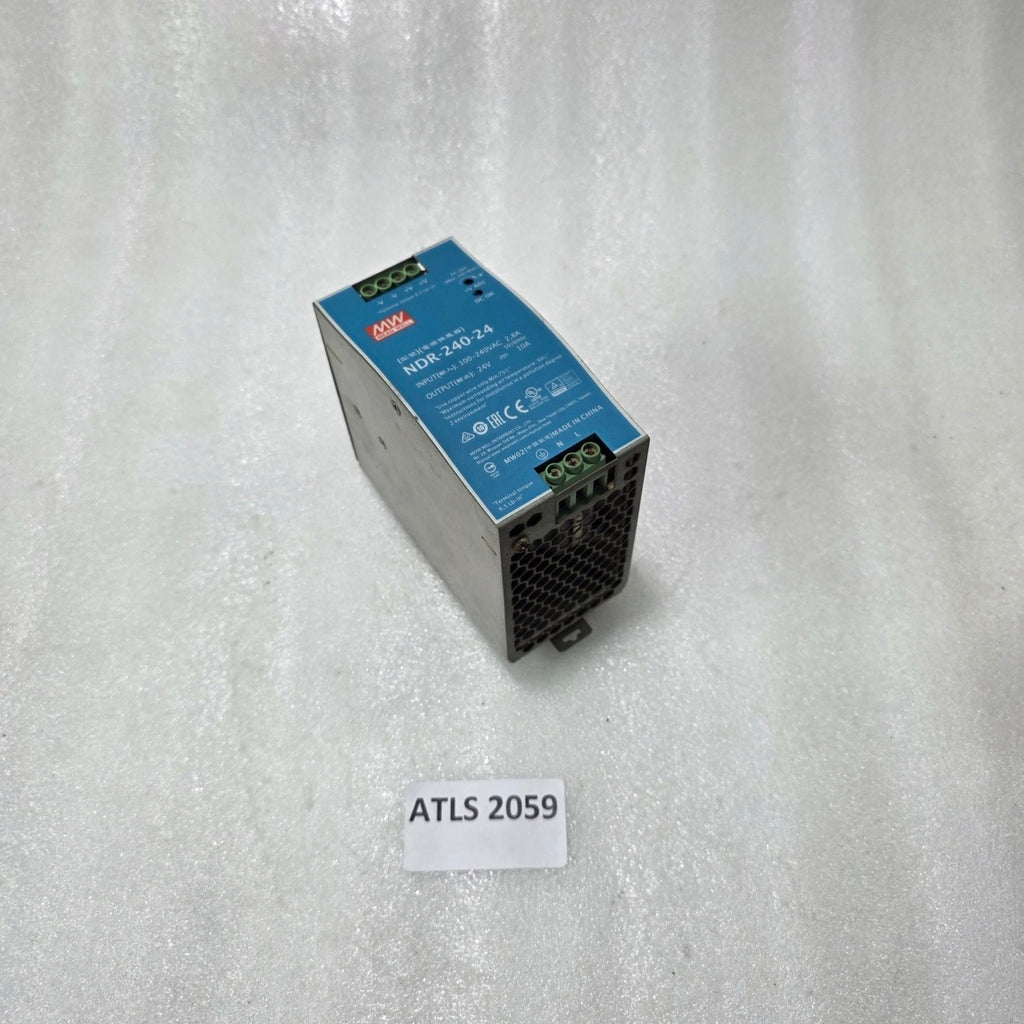 MEAN WELL NDR-240-24 DIN RAIL POWER SUPPLY 24V 10A 240W | INDUSTRIAL SMPS 100-24