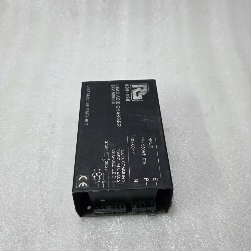 RS 808-438 LEAD ACID BATTERY CHARGER 24V 600MA | 230VAC INDUSTRIAL FLOAT CHARGER