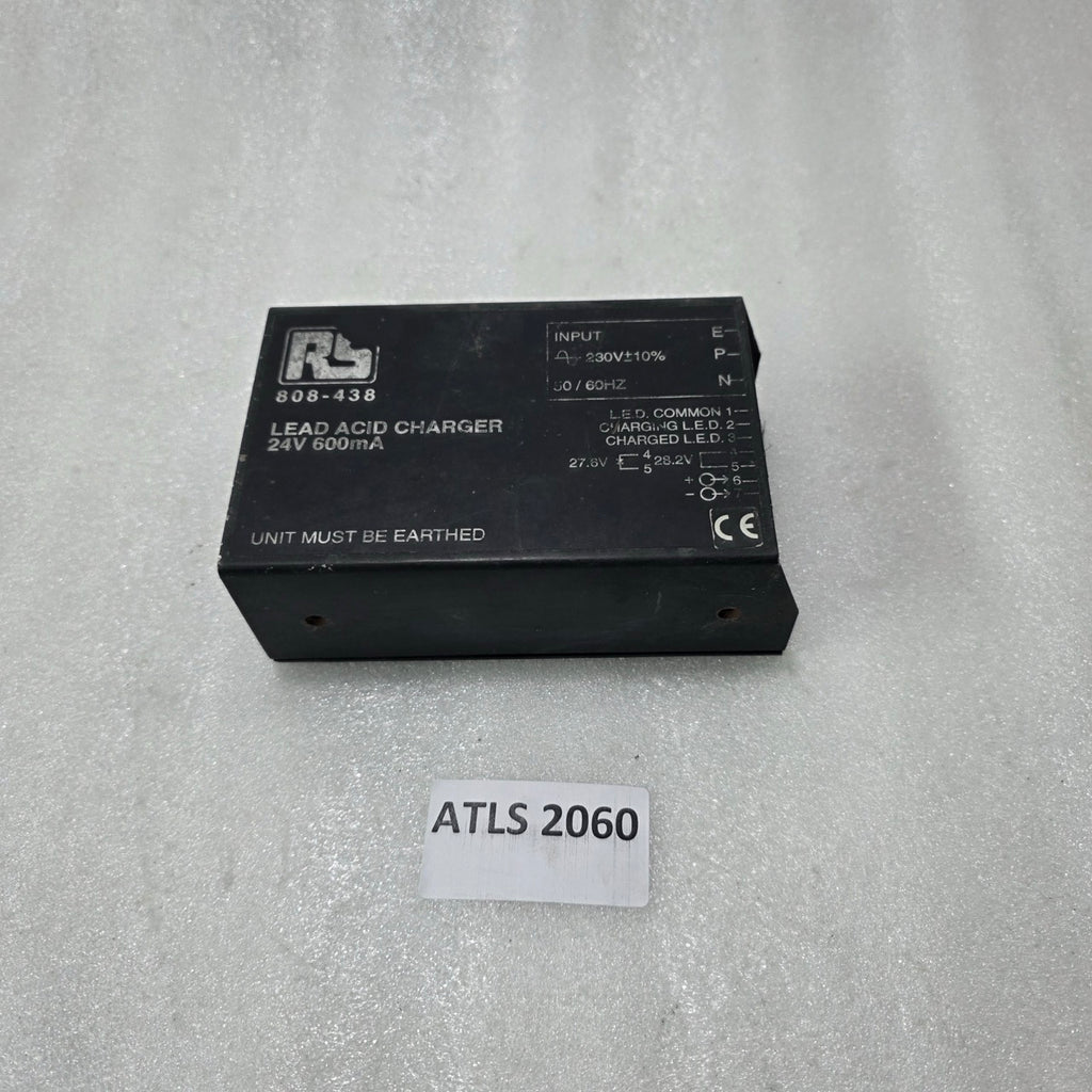 RS 808-438 LEAD ACID BATTERY CHARGER 24V 600MA | 230VAC INDUSTRIAL FLOAT CHARGER