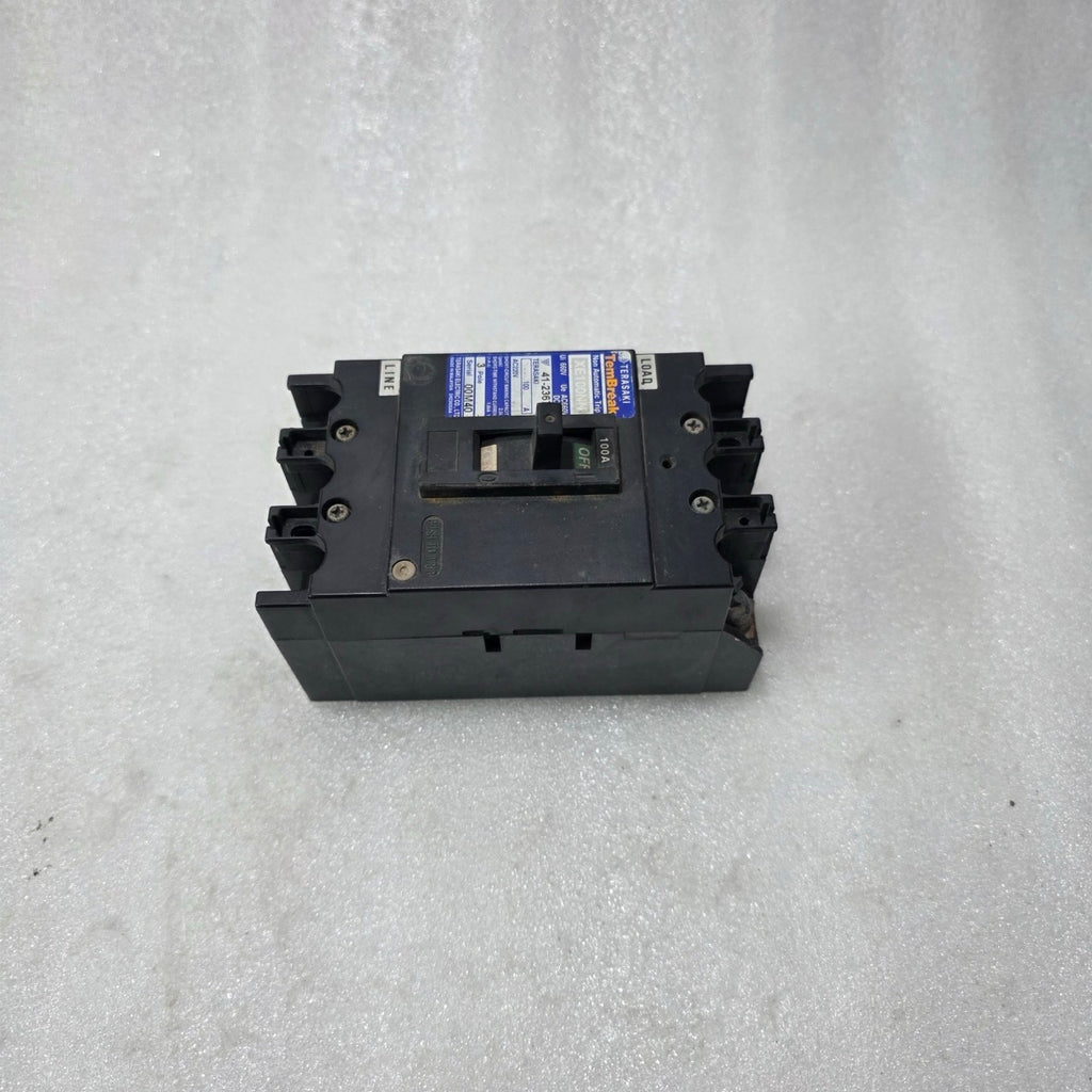TERASAKI TEMBREAK XE100NN 100A 3 POLE NON-AUTOMATIC TRIP MCCB | 660V AC / 250V D