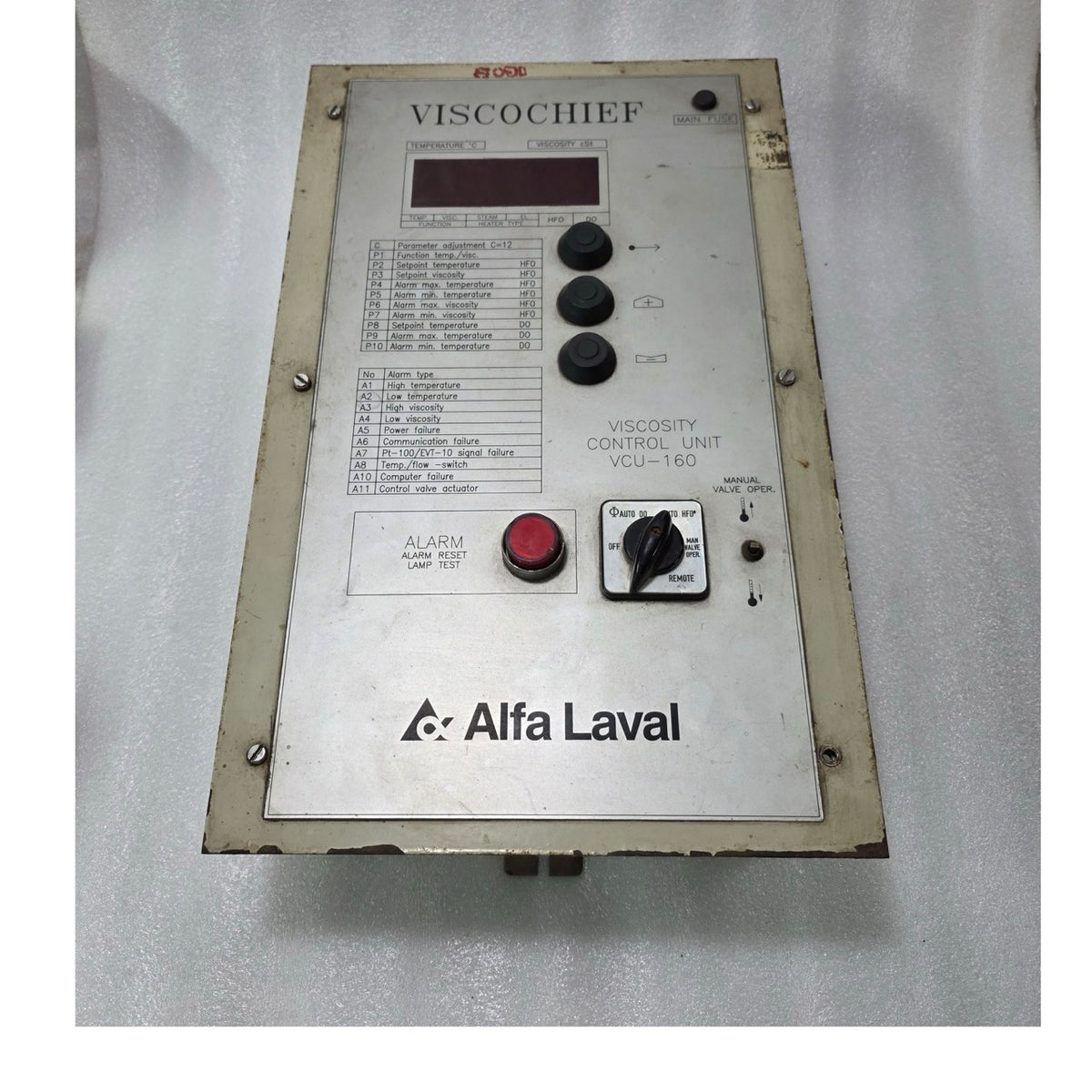 ALFA LAVAL VISCOCHIEF VCU-160 VISCOSITY CONTROL UNIT